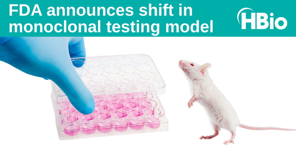 FDA announces shift in monoclonal testing model - multiwell plate and mouse - HBio