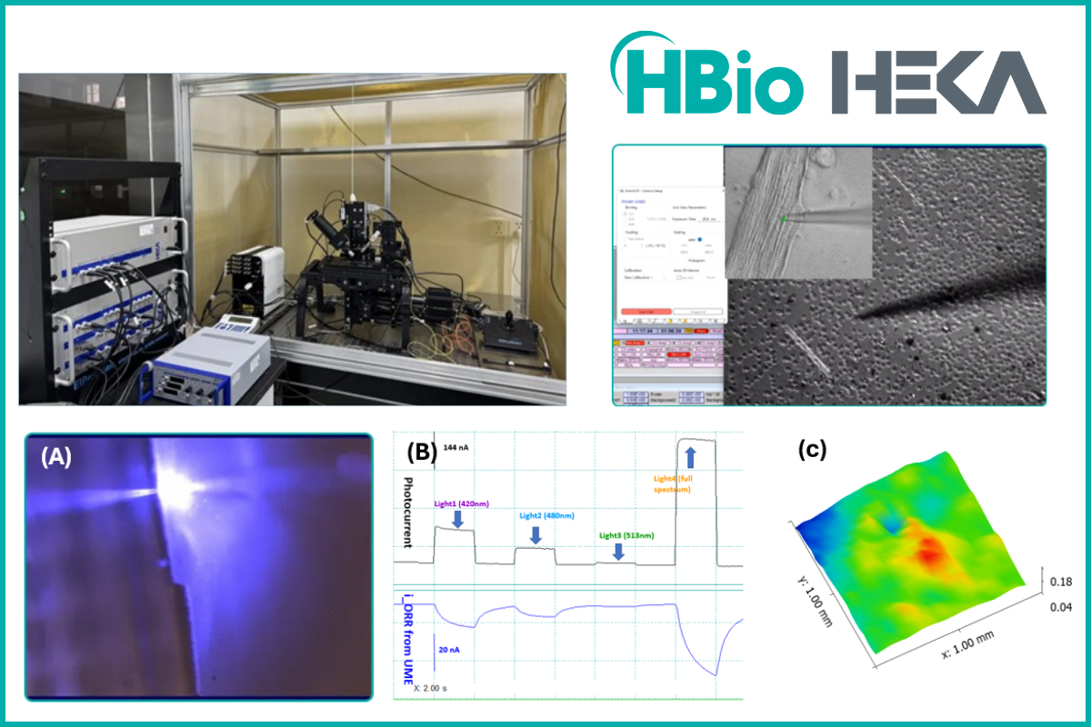 HEKA ElProScan at Hunan University plus data and imaging provided by system