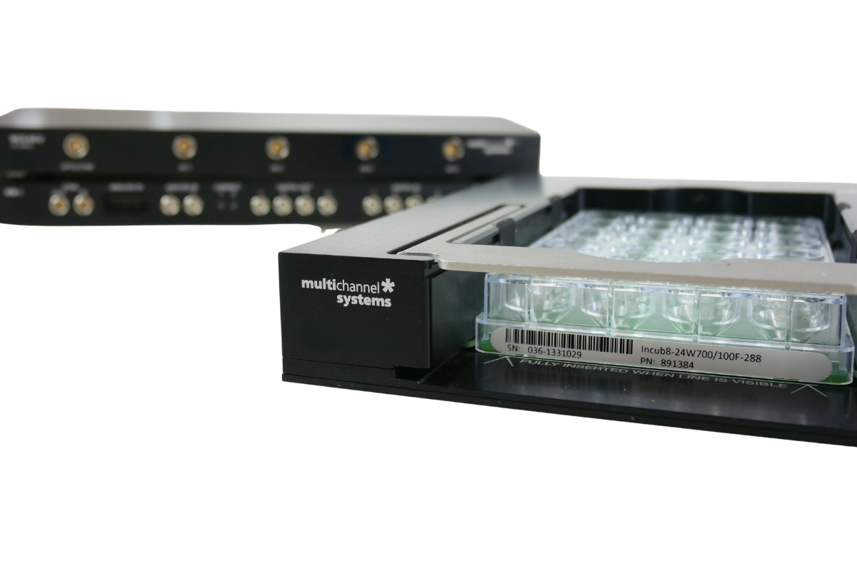 Incub8 multiwell MEA front barcode - MCS HBio