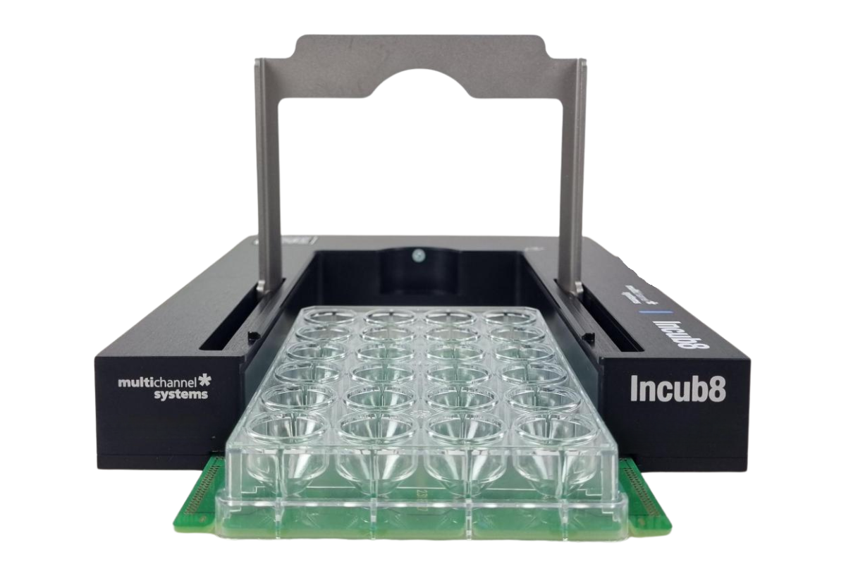 Incub8 multiwell MEA front open - MCS HBio